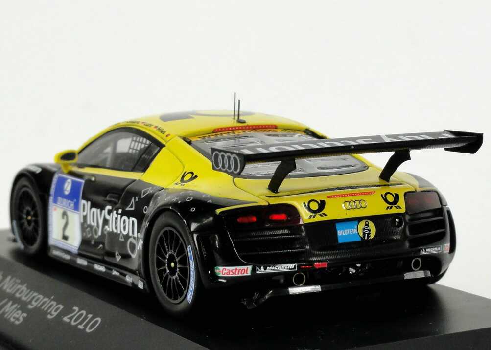 Foto 1:43 Audi R8 LMS 24 Stundenrennen Nürburgring 2010 Abt Sportsline, Playstation, Post Nr.2, Abt / Collard / Luhr / Mies Werbemodell Spark 5021018413