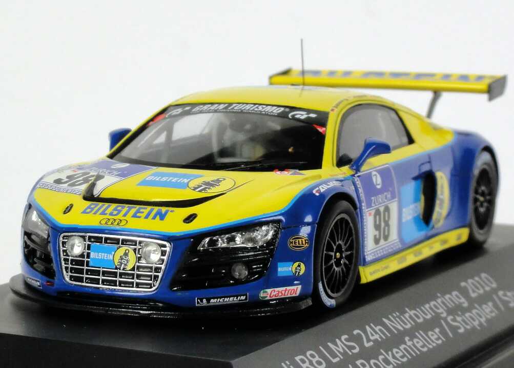 Foto 1:43 Audi R8 LMS 24 Stundenrennen Nürburgring 2010 Phoenix Racing, Bilstein Nr.98 Basseng / Rockenfeller / Stippler / Stuck Werbemodell Spark 5021018433
