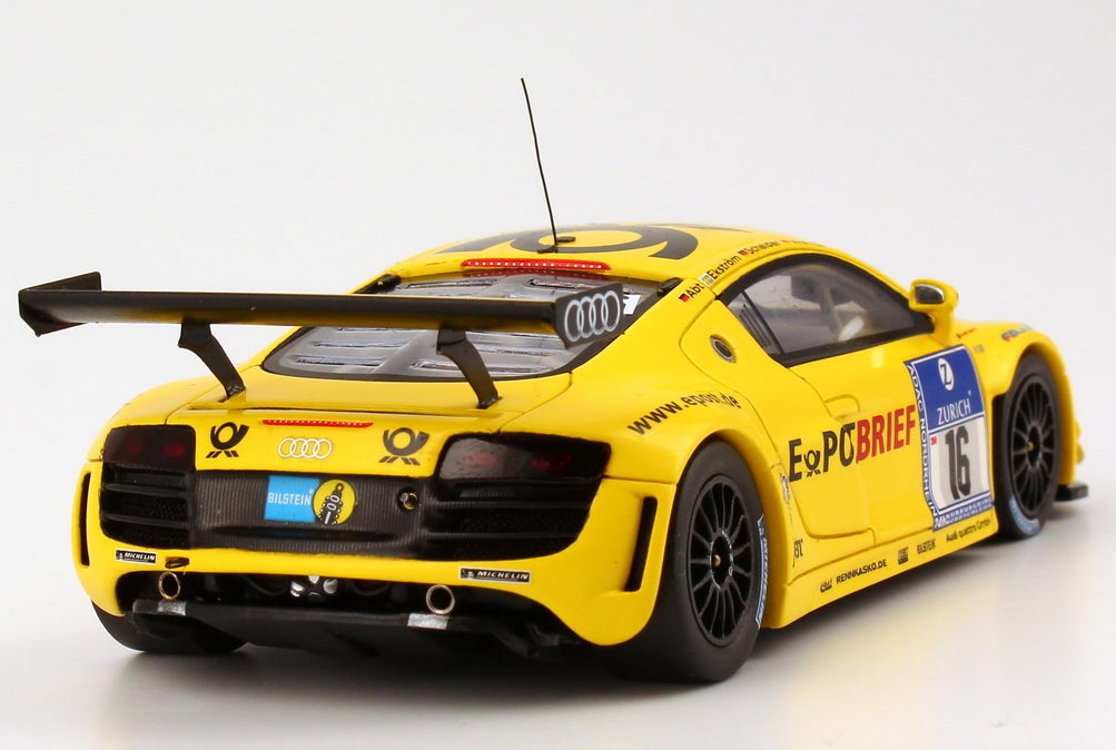 Foto 1:43 Audi R8 LMS 24 Stundenrennen Nürburgring 2011 Abt, E-PostBrief Nr.16, Ekström / Scheider / Werner / Abt Werbemodell Spark 5021118433