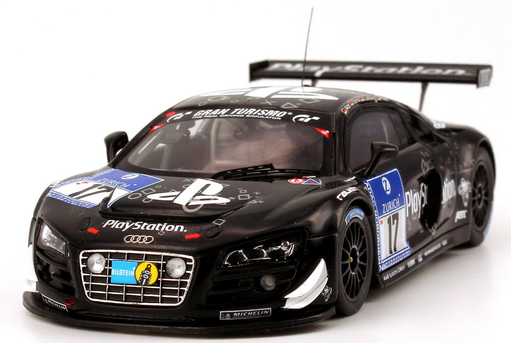 Foto 1:43 Audi R8 LMS 24 Stundenrennen Nürburgring 2011 Abt, Playstation Nr.17, Ludwig / Mies / Joens / Abt Werbemodell Spark 5021118443