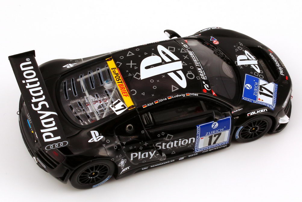 Foto 1:43 Audi R8 LMS 24 Stundenrennen Nürburgring 2011 Abt, Playstation Nr.17, Ludwig / Mies / Joens / Abt Werbemodell Spark 5021118443