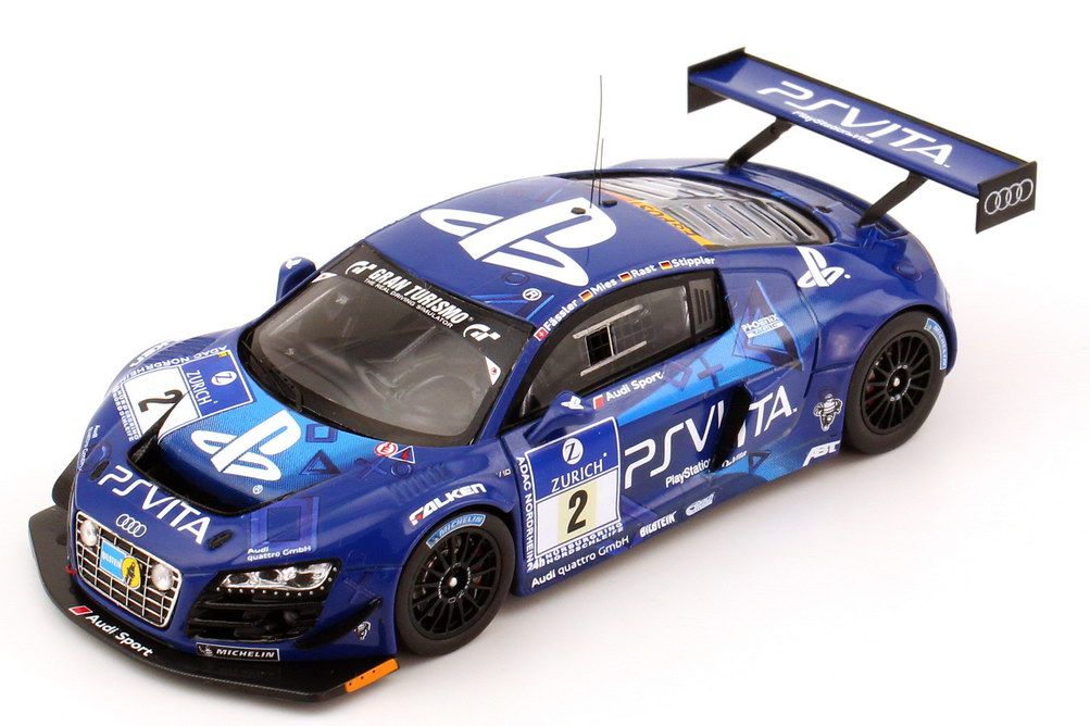 Foto 1:43 Audi R8 LMS ultra 24h Nürburgring 2012 PlayStation Vita Nr.2, Fässler / Mies / Rast / Stippler Werbemodell Spark 5021200353