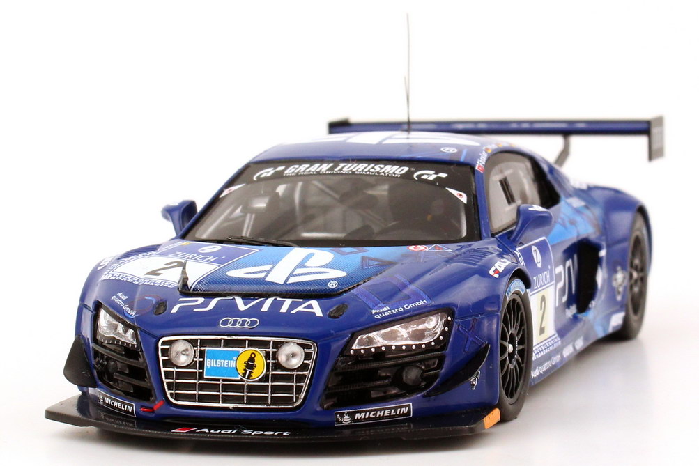 Foto 1:43 Audi R8 LMS ultra 24h Nürburgring 2012 PlayStation Vita Nr.2, Fässler / Mies / Rast / Stippler Werbemodell Spark 5021200353