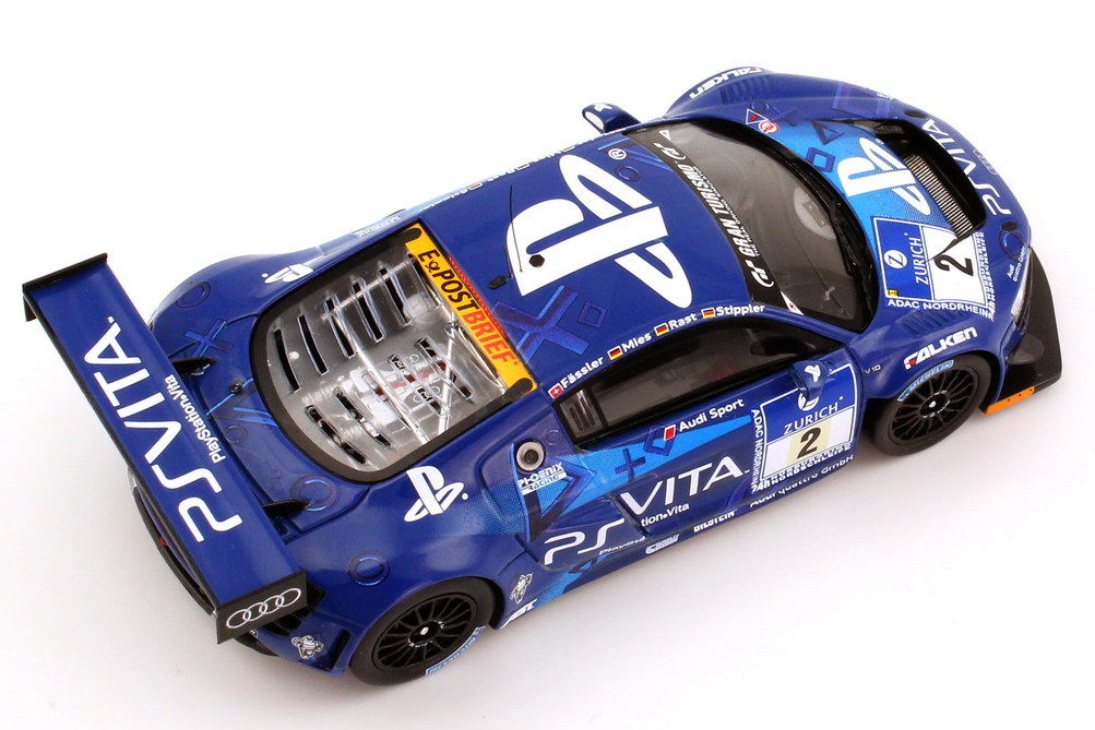 Foto 1:43 Audi R8 LMS ultra 24h Nürburgring 2012 PlayStation Vita Nr.2, Fässler / Mies / Rast / Stippler Werbemodell Spark 5021200353