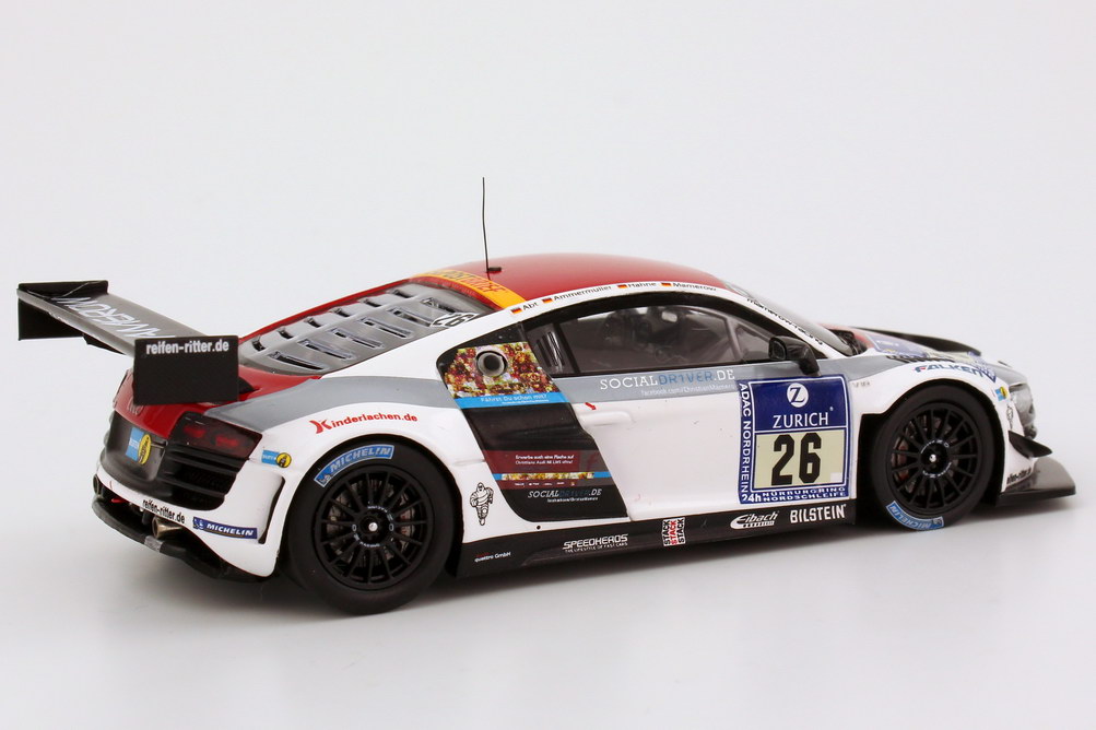 Foto 1:43 Audi R8 LMS ultra 24h Nürburgring 2012 Mamerow Nr.26, Mamerow / Abt / Ammermüller / Hahne Werbemodell Spark 5021200343