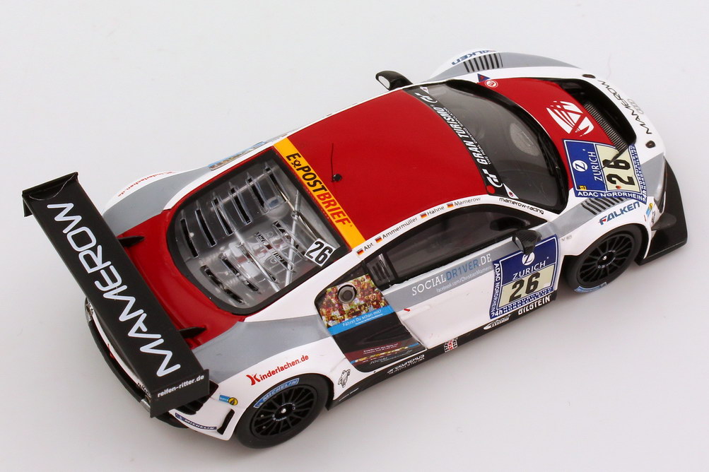 Foto 1:43 Audi R8 LMS ultra 24h Nürburgring 2012 Mamerow Nr.26, Mamerow / Abt / Ammermüller / Hahne Werbemodell Spark 5021200343