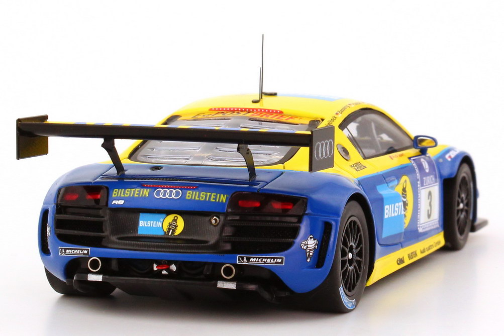 Foto 1:43 Audi R8 LMS ultra 24h Nürburgring 2012 Phoenix Racing, Bilstein Nr.3, Basseng / Haase / Stippler / Winkelhock Werbemodell Spark 5021200333