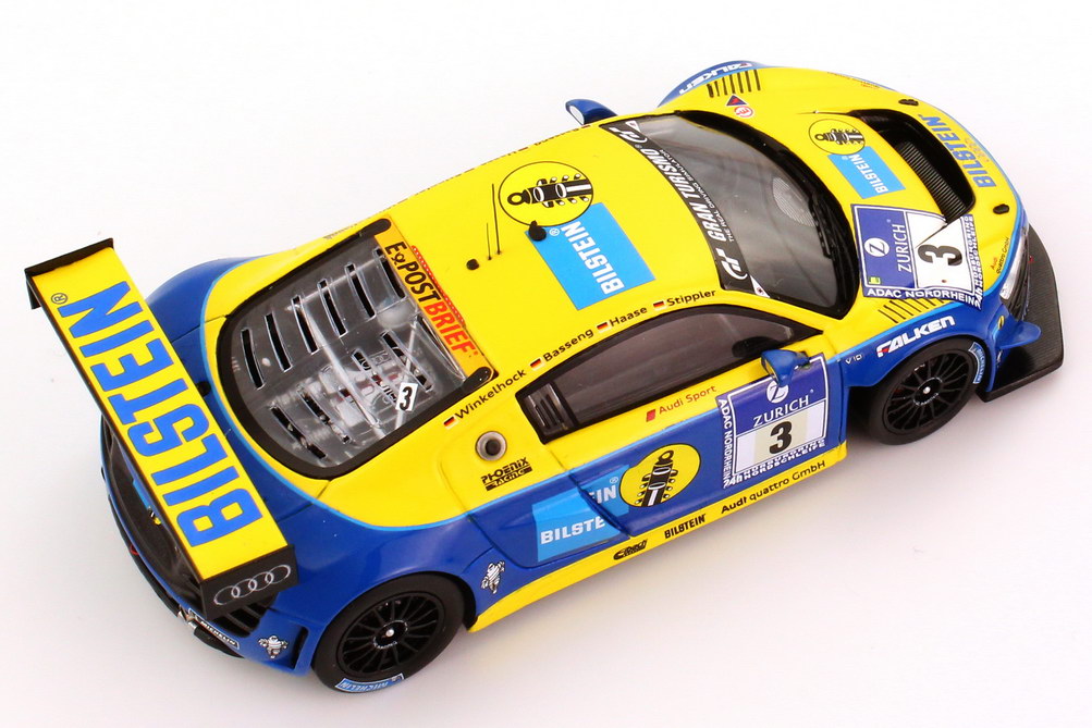 Foto 1:43 Audi R8 LMS ultra 24h Nürburgring 2012 Phoenix Racing, Bilstein Nr.3, Basseng / Haase / Stippler / Winkelhock Werbemodell Spark 5021200333