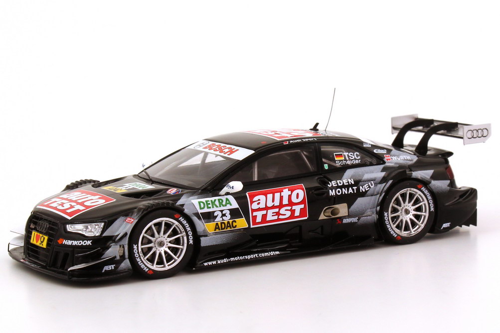 Foto 1:43 Audi RS 5 DTM 2013 ABT, Auto Test Nr.23, Scheider Werbemodell Spark 5021300143