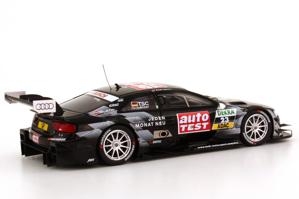 Foto 1:43 Audi RS 5 DTM 2013 ABT, Auto Test Nr.23, Scheider Werbemodell Spark 5021300143
