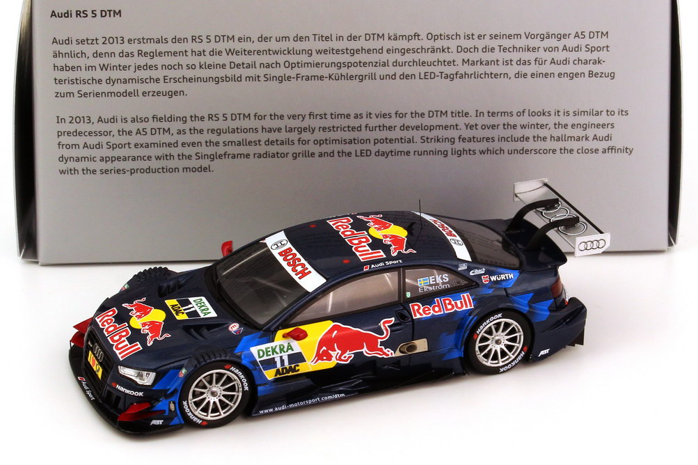 Foto 1:43 Audi RS 5 DTM 2013 ABT, Red Bull Nr.11, Ekström Werbemodell Spark 5021300133