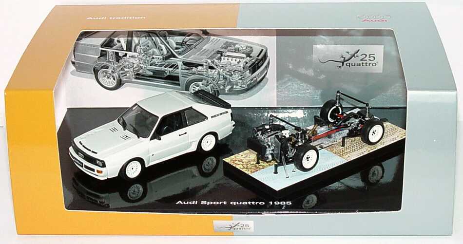 Audi A4 Avant Modellauto Minichamps Audi Sport Quattro 1984 Weiß 1