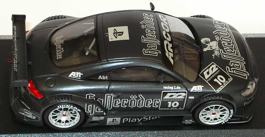 Foto 1:43 Audi TT-R DTM 2000 Hasseröder Nr.10, Abt, Test Car mattschwarz Minichamps 430001890