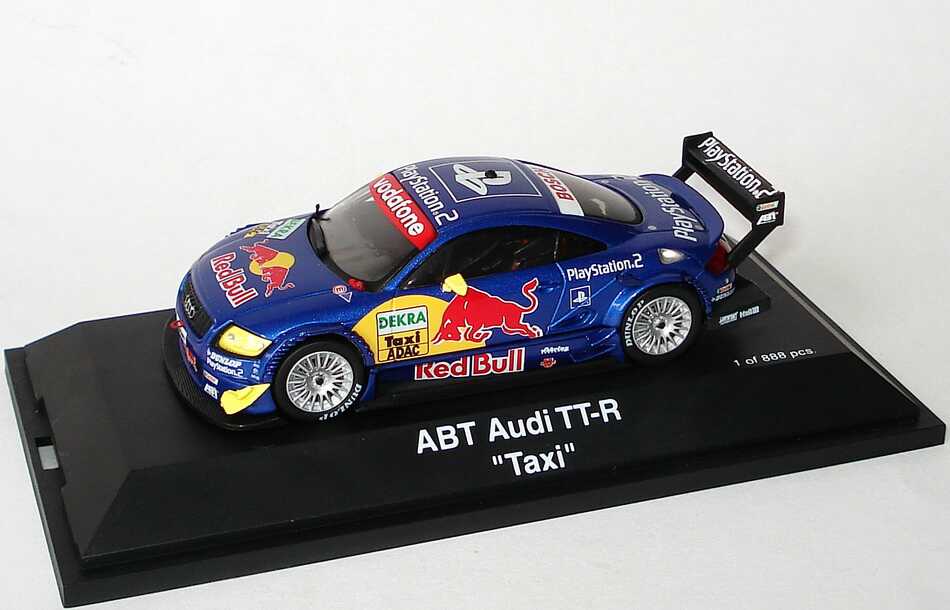 Foto 1:43 Audi TT-R DTM Präsentation 2003, Taxi Red Bull, PlayStation 2, Abt Schuco 04905