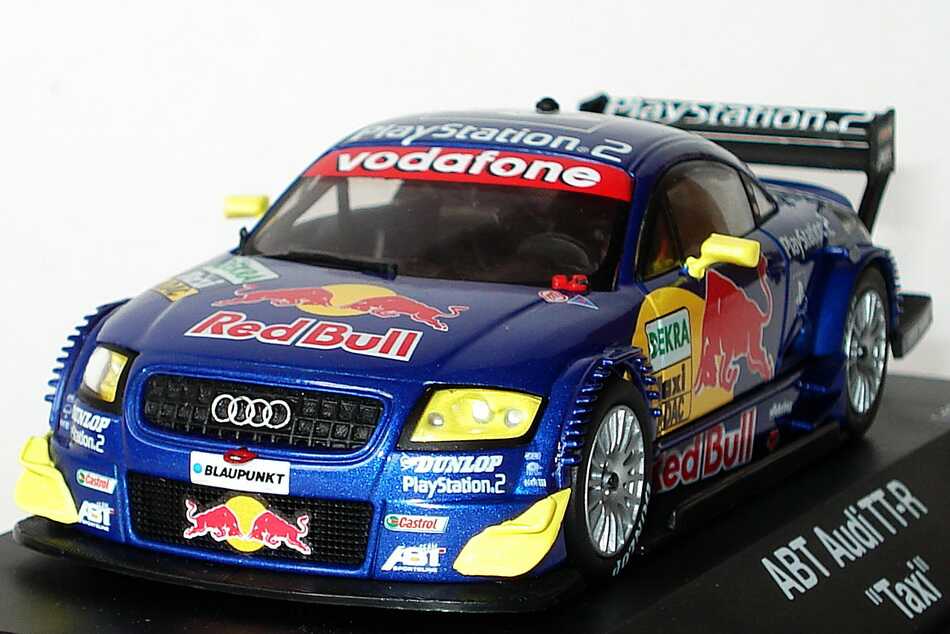 Foto 1:43 Audi TT-R DTM Präsentation 2003, Taxi Red Bull, PlayStation 2, Abt Schuco 04905