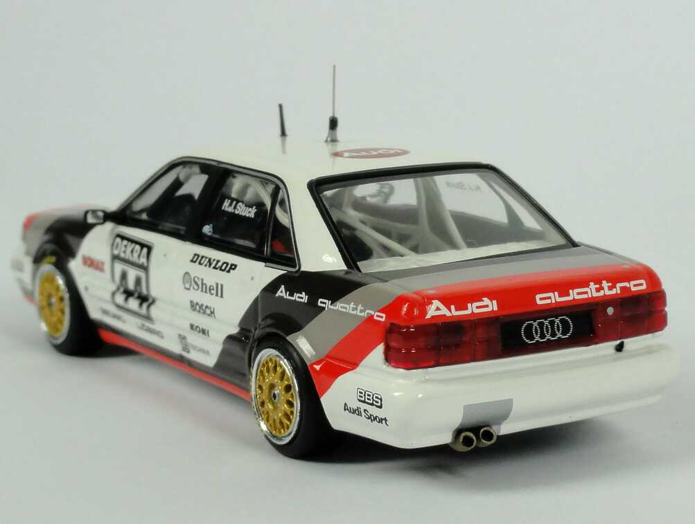 Foto 1:43 Audi V8 DTM 1990 SMS Nr.44 H.J.Stuck - Werbemodell - Minichamps 5030900403