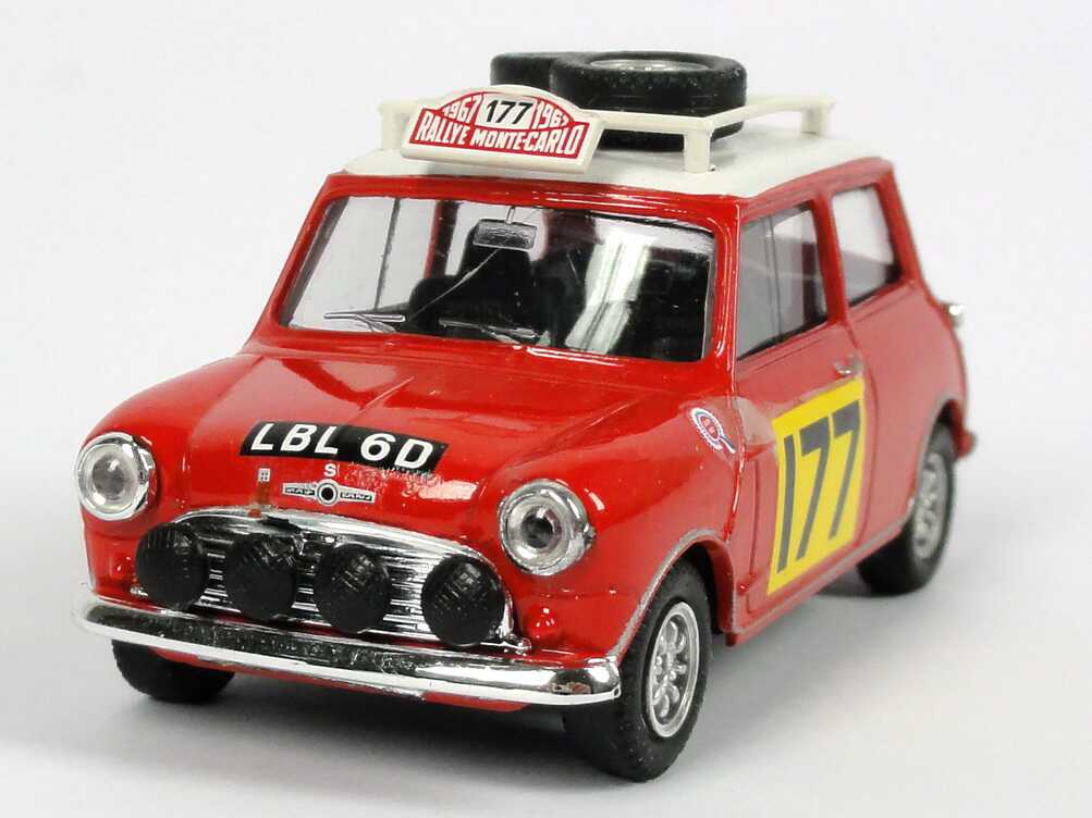 Foto 1:43 Austin Mini Cooper S Rallye Monte Carlo 1967 Nr.177, Aaltonen / Liddon Vitesse L034