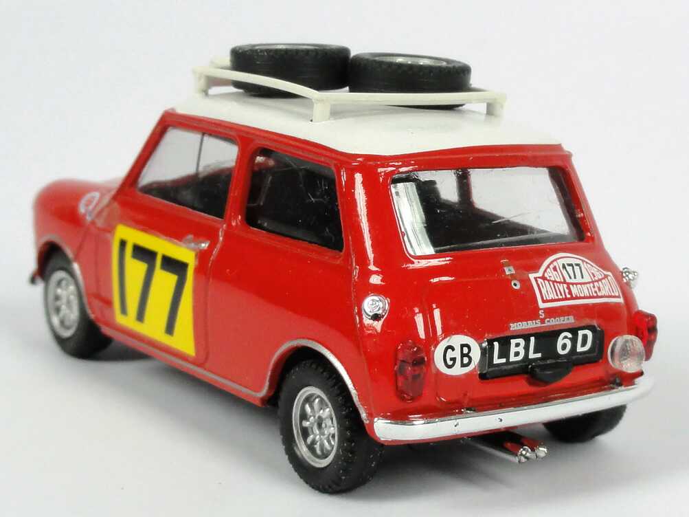 Foto 1:43 Austin Mini Cooper S Rallye Monte Carlo 1967 Nr.177, Aaltonen / Liddon Vitesse L034