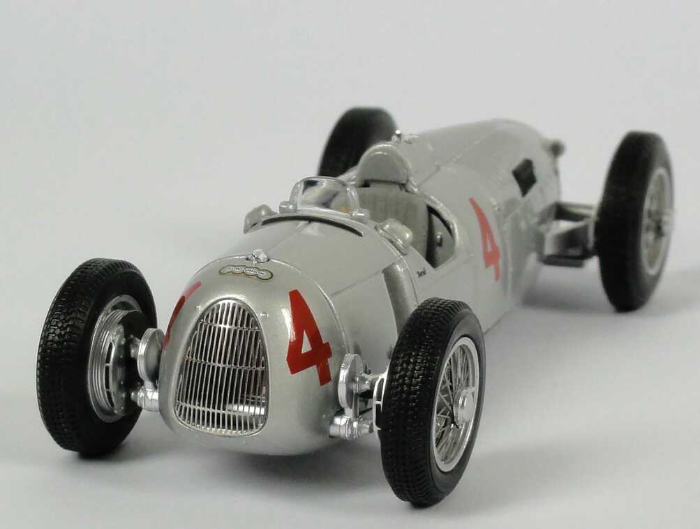 Foto 1:43 Auto Union Bergrennwagen Typ C 1936 Nr.4, Bernd Rosemeyer Werbemodell Minichamps 503.09.006.03