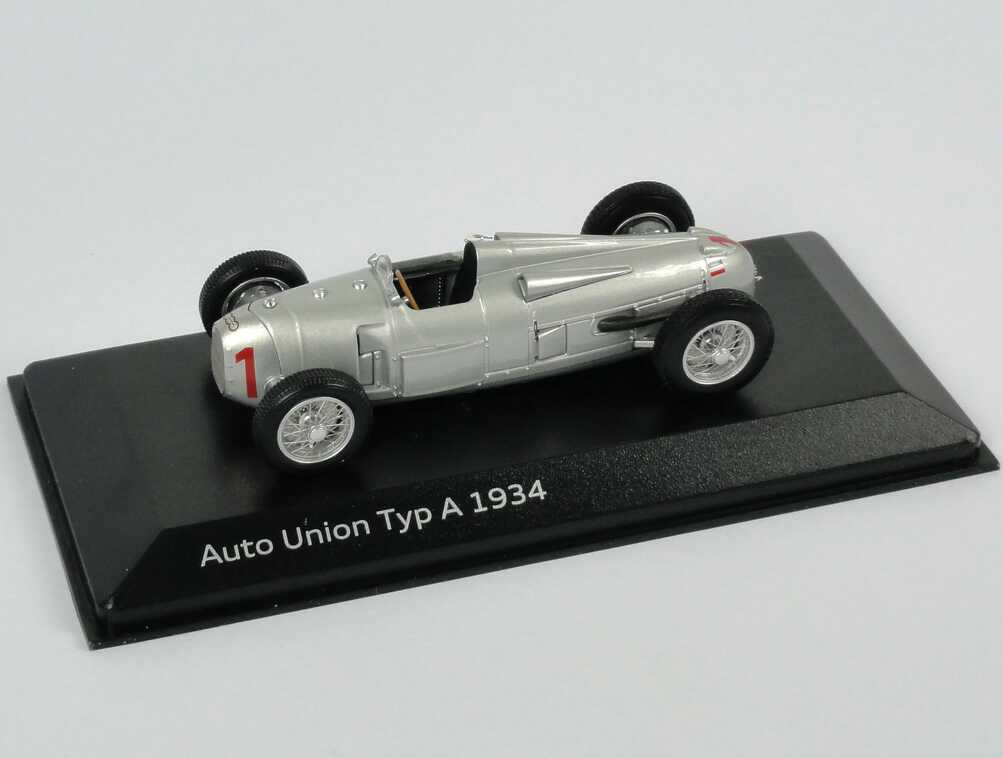 Foto 1:43 Auto Union Grand-Prix-Rennwagen Typ A (1934) Nr.1 Werbemodell Minichamps 503.09.008.03