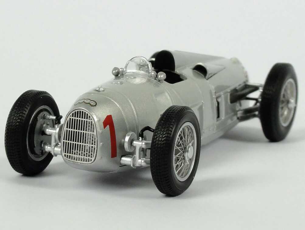 Foto 1:43 Auto Union Grand-Prix-Rennwagen Typ A (1934) Nr.1 Werbemodell Minichamps 503.09.008.03