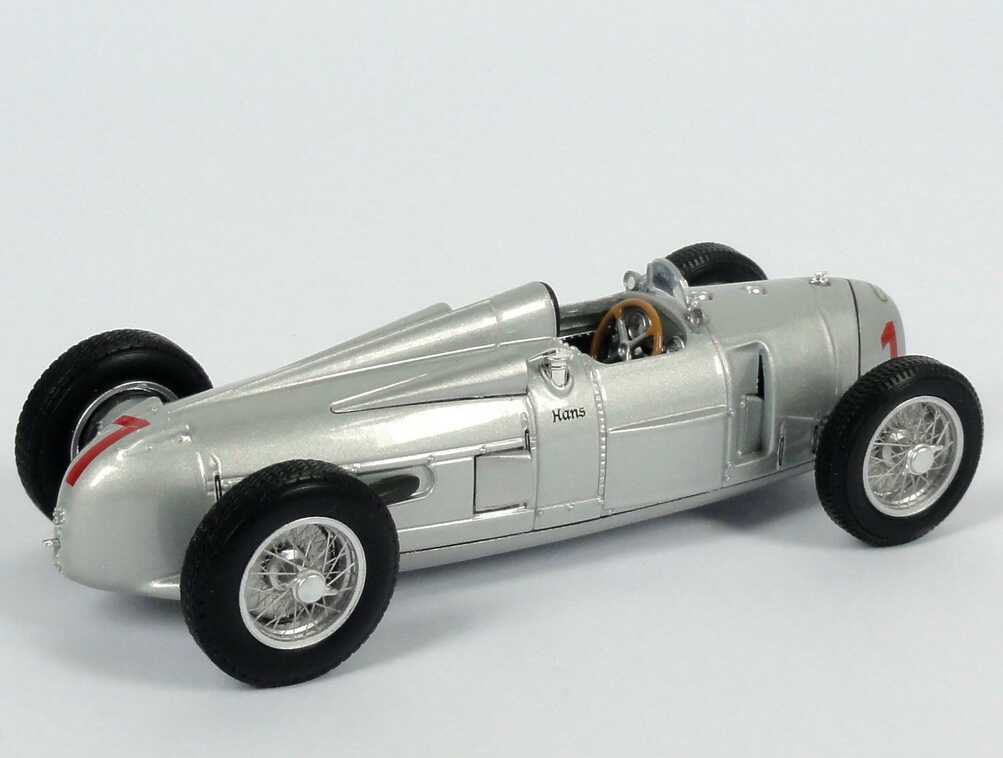 Foto 1:43 Auto Union Grand-Prix-Rennwagen Typ A (1934) Nr.1 Werbemodell Minichamps 503.09.008.03