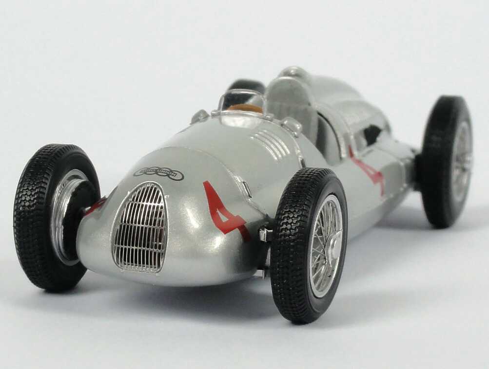 Foto 1:43 Auto Union Grand-Prix-Rennwagen Typ D 1938 Nr.4 Werbemodell Minichamps 503.09.007.03