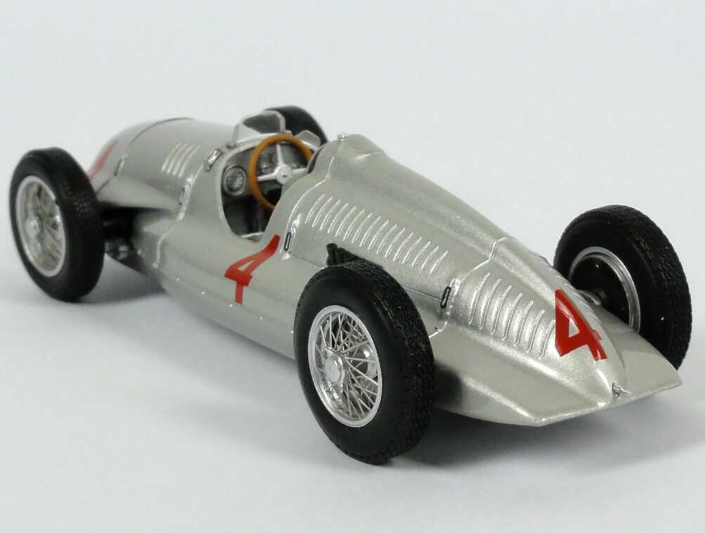 Foto 1:43 Auto Union Grand-Prix-Rennwagen Typ D 1938 Nr.4 Werbemodell Minichamps 503.09.007.03