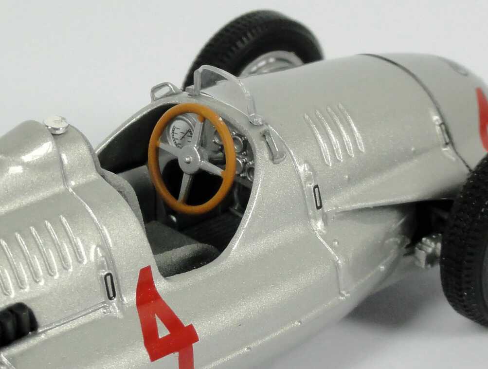 Foto 1:43 Auto Union Grand-Prix-Rennwagen Typ D 1938 Nr.4 Werbemodell Minichamps 503.09.007.03