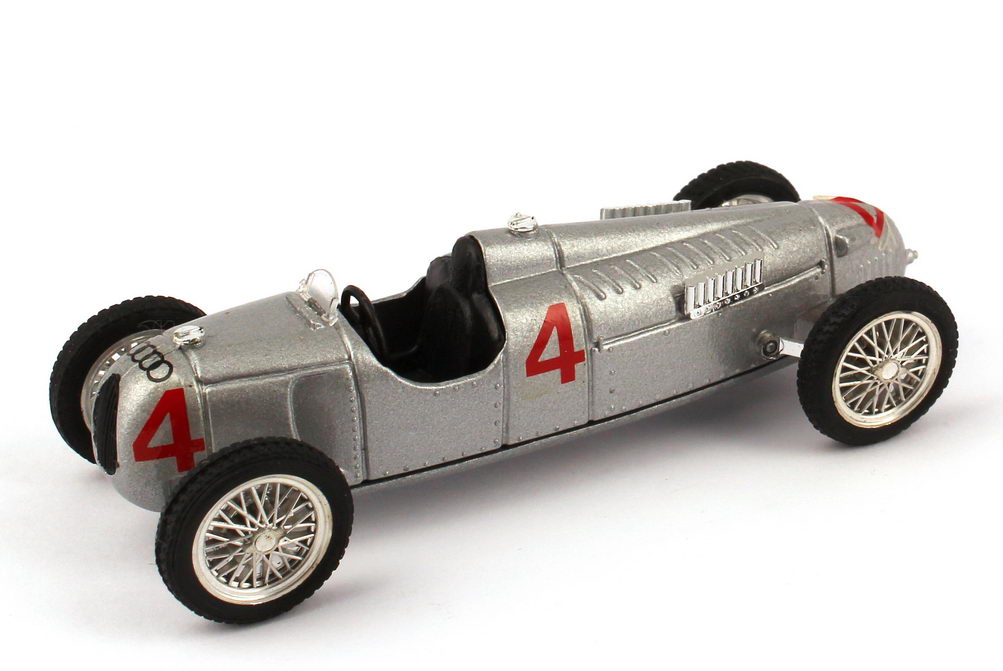 Foto 1:43 Auto Union Typ C 1936 Nr.4, Bernd Rosemeyer (Monza 1936) Brumm oror38