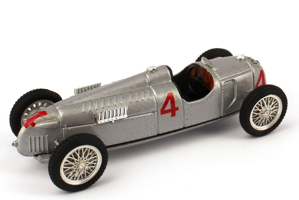 Foto 1:43 Auto Union Typ C 1936 Nr.4, Bernd Rosemeyer (Monza 1936) Brumm oror38