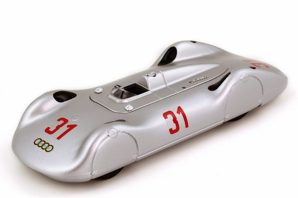 Foto 1:43 Auto Union Typ C Stromlinie Avus 1937 Nr.31, Rosemeyer Brumm