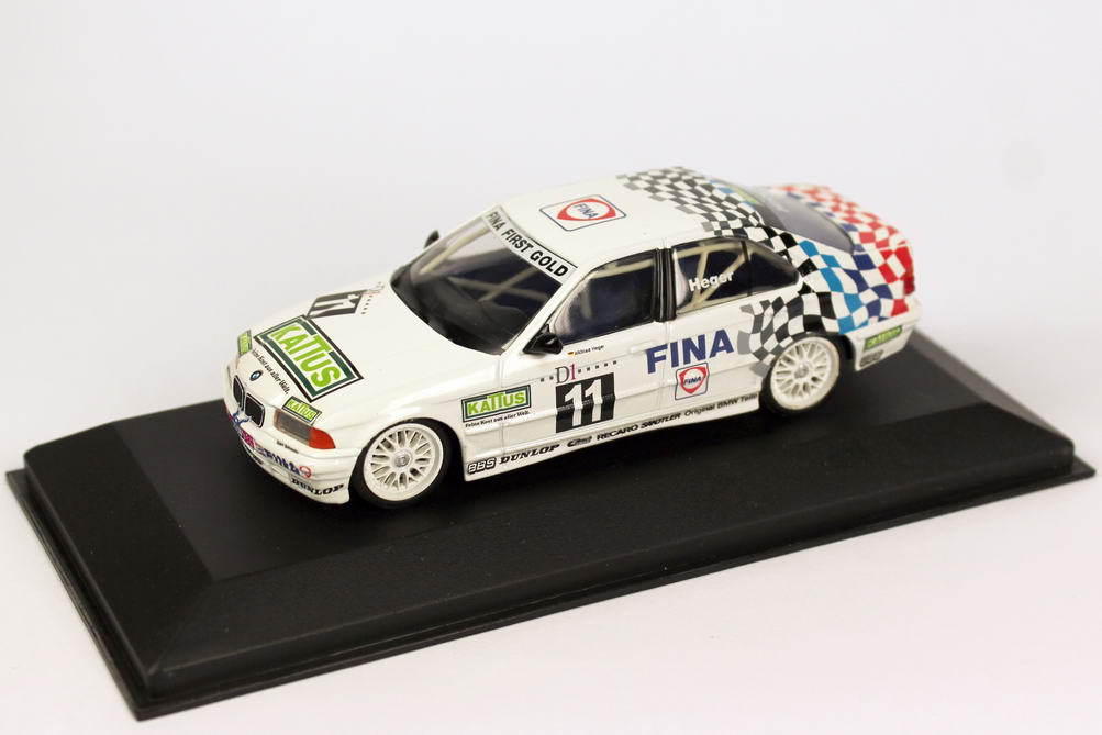 Foto 1:43 BMW 318i (E36) ADAC TW-Cup 1994 Fina, Kattus Nr.11, Heger Minichamps 430942011