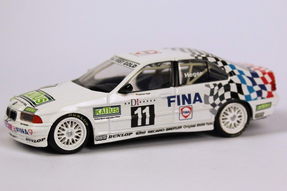 Foto 1:43 BMW 318i (E36) ADAC TW-Cup 1994 Fina, Kattus Nr.11, Heger Minichamps 430942011
