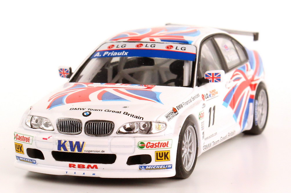 Foto 1:43 BMW 320i E46 ETCC 2004 BMW Team UK Nr.11 Andy Priaulx - Champion - Minichamps 400 042411