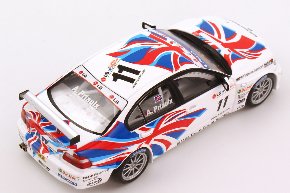 Foto 1:43 BMW 320i E46 ETCC 2004 BMW Team UK Nr.11 Andy Priaulx - Champion - Minichamps 400 042411