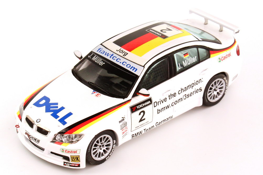 Foto 1:43 BMW 3er 320Si (E90) WTCC 2007 BMW Team Germany, Dell Nr.2, Jörg Müller Spark S0404