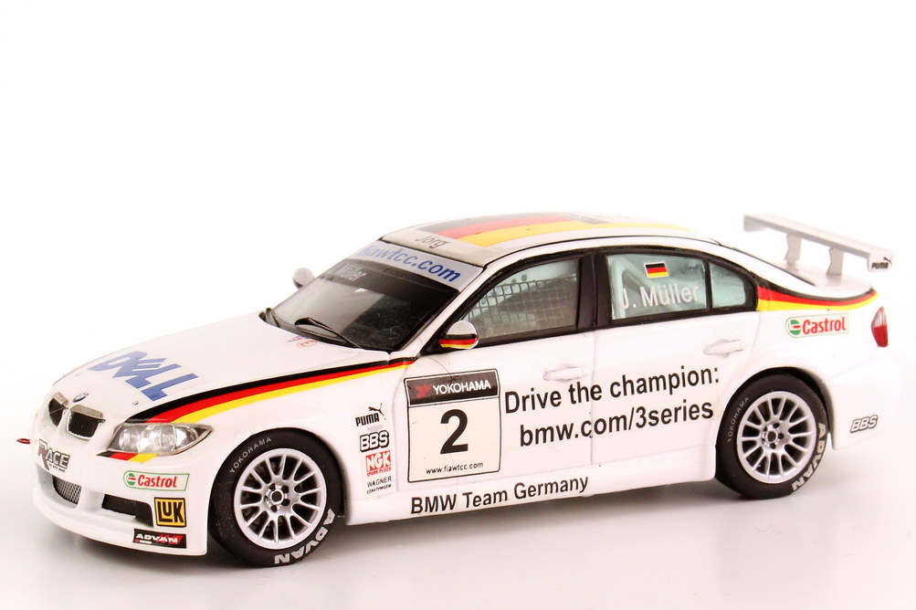 Foto 1:43 BMW 3er 320Si (E90) WTCC 2007 BMW Team Germany, Dell Nr.2, Jörg Müller Spark S0404