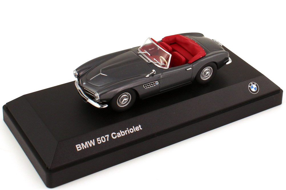 Foto 1:43 BMW 507 Roadster grau-met. Werbemodell Minichamps 80422240329