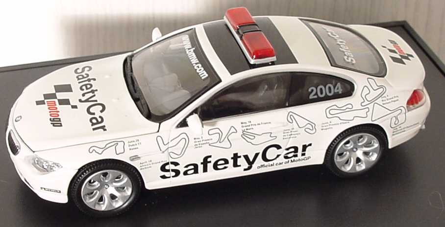 Foto 1:43 BMW 645Ci (E63) Safety Car / Medical Car MotoGP Werbemodell Kyosho 80420394065