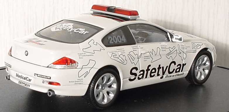 Foto 1:43 BMW 645Ci (E63) Safety Car / Medical Car MotoGP Werbemodell Kyosho 80420394065