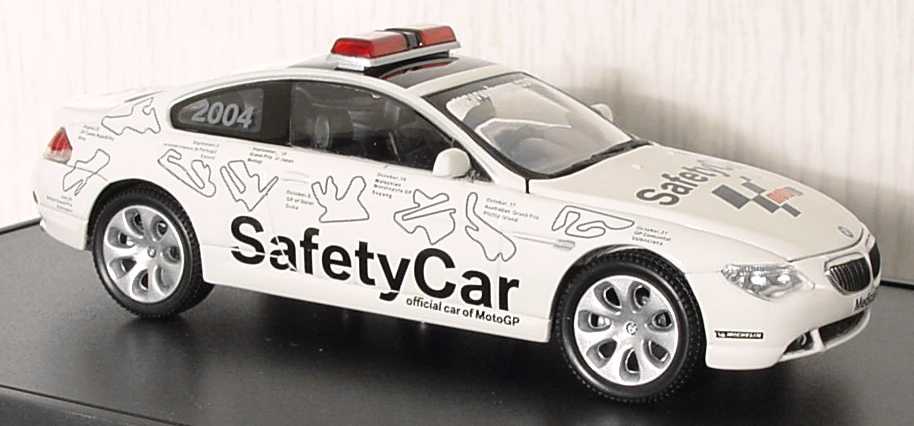 Foto 1:43 BMW 645Ci (E63) Safety Car / Medical Car MotoGP Werbemodell Kyosho 80420394065