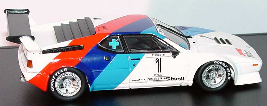 Foto 1:43 BMW M1 Procar-Serie 1979 Marlboro, BMW-M-Team Nr.1, Mario Andretti Werbemodell Minichamps 80420309422