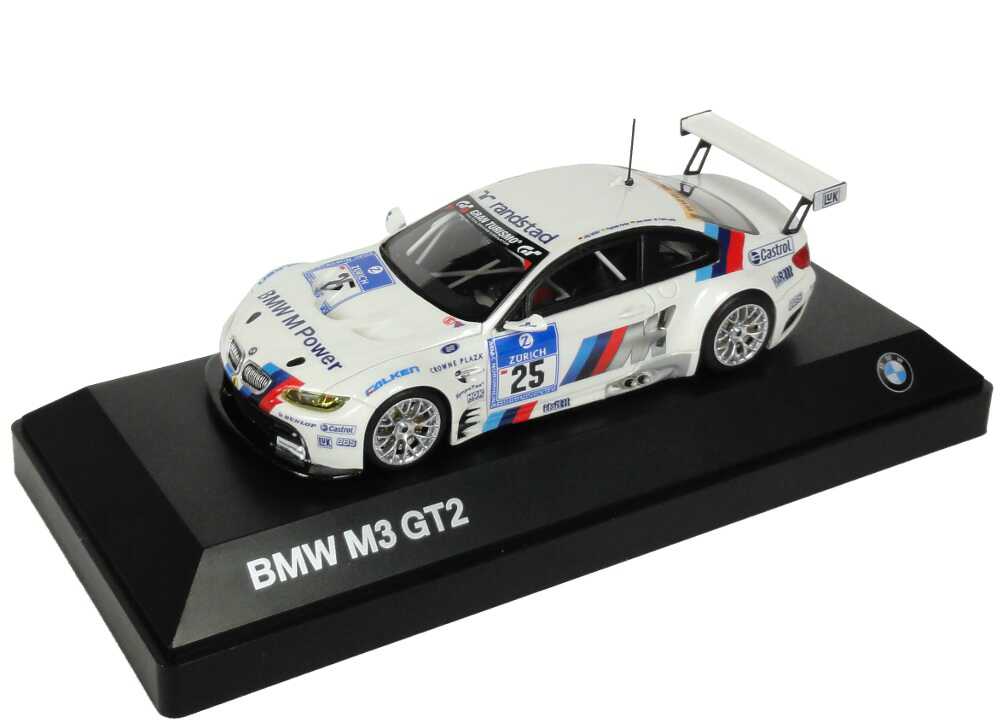 Foto 1:43 BMW M3 GT2 (E92) 24 Stundenrennen Nürburgring 2010 BMW M Power Nr.25, Müller / Farfus / Alzen / Lamy (Siegerfahrzeug) Werbemodell Minichamps 80422185880