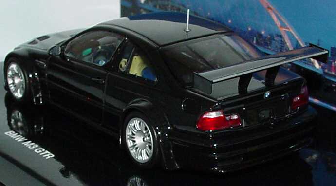 Foto 1:43 BMW M3 GTR (E46) schwarz Flavours of Asia, Motiv Taipeh 101 Werbemodell Minichamps 80420393161