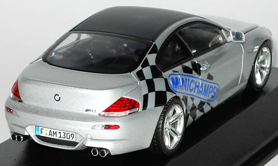 Foto 1:43 BMW M6 Coupé (E63) Sondermodell 62. IAA Frankfurt 2007 Minichamps 403026123