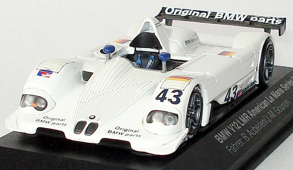 Foto 1:43 BMW V12 LMR ALMS 2000 Nr.43, B. Auberlen / J.-M. Gounon Werbemodell Minichamps 80420018216