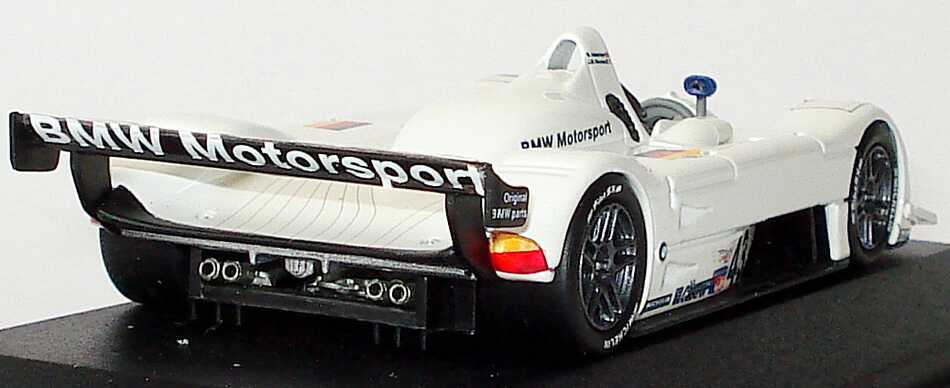 Foto 1:43 BMW V12 LMR ALMS 2000 Nr.43, B. Auberlen / J.-M. Gounon Werbemodell Minichamps 80420018216
