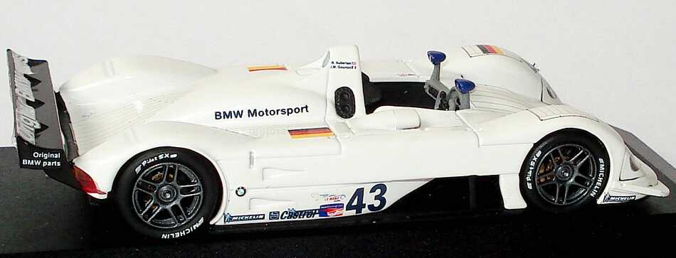 Foto 1:43 BMW V12 LMR ALMS 2000 Nr.43, B. Auberlen / J.-M. Gounon Werbemodell Minichamps 80420018216