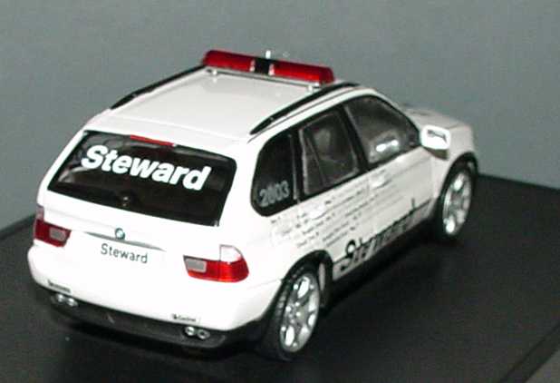 Foto 1:43 BMW X5 4.4i Steward Car, Official car of MotoGP 2003 Werbemodell Minichamps 80420305676